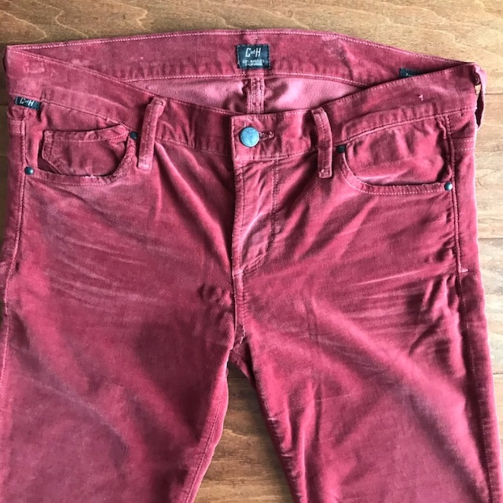 Citizens Of Humanity Red Skinny Pants - Picture 3 of 6